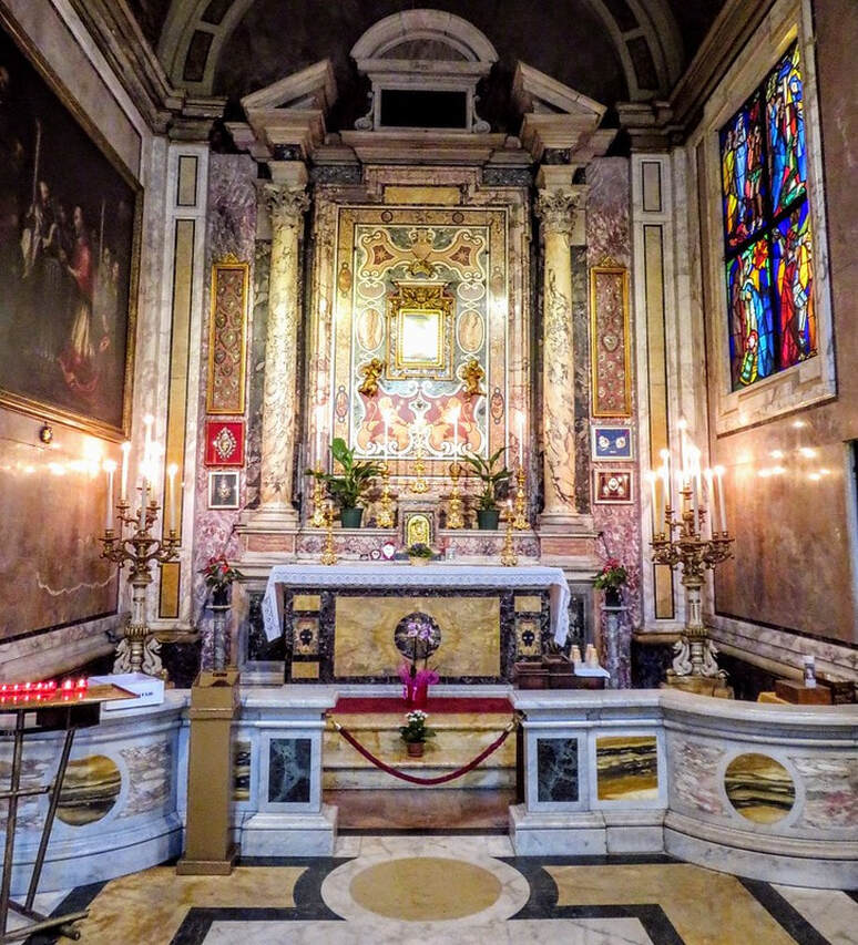 Chapel of the Well, Church of Santa Maria in Via, Rome