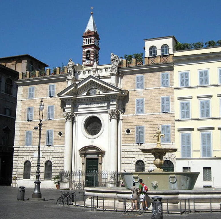 Church of Santa Brigida a Campo de' Fiori, Piazza Farnese, Rome