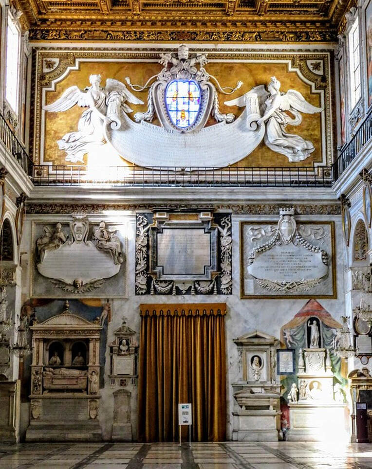 Counter-facade, church of Santa Maria in Aracoeli, Rome