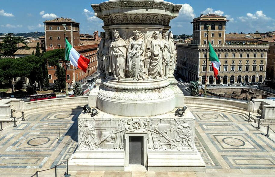 Base of the Equestrian Statue, the Vittoriano, Rome