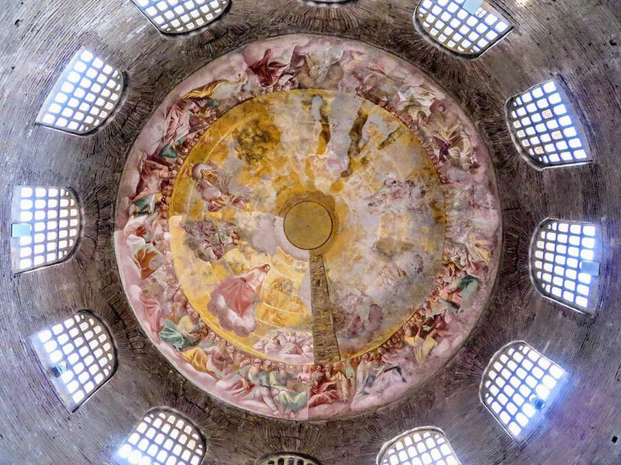 Dome frescoes, church of Santa Costanza, Rome