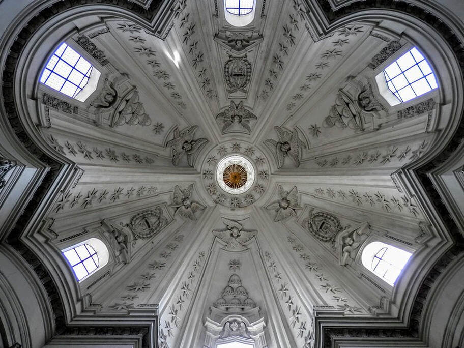 Dome interior, church of Sant' Ivo alla Sapienza, Rome