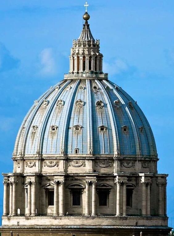 Dome of St Peter's Basilica, Rome.