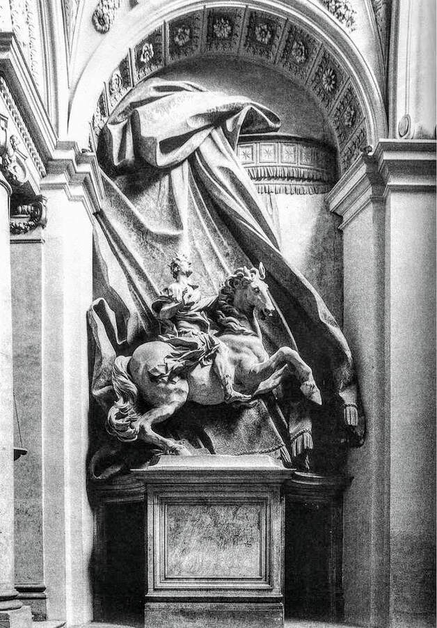 Equestrian Statue of Constantine the Great by Bernini, Scala Regia, Vatican City