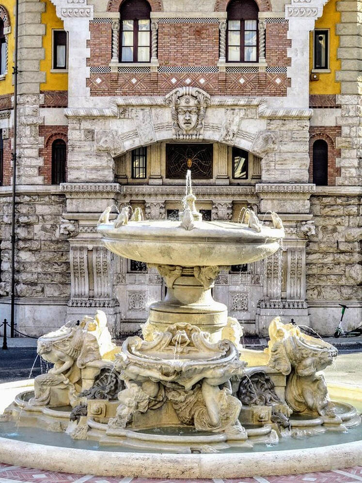 Fontana delle Rane, Quartiere Coppede, Rome