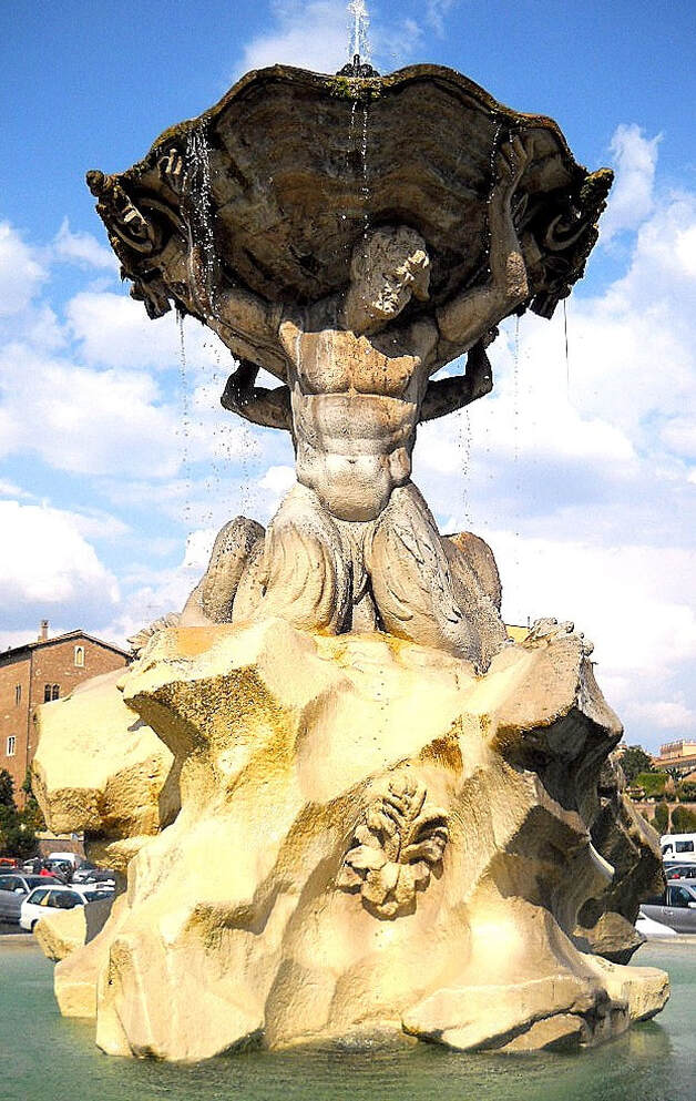 Fountain of the Tritons (Fontana dei Tritoni), Rome