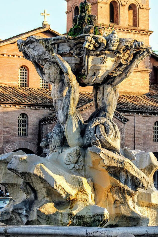 Fountain of the Tritons (Fontana dei Tritoni), Rome