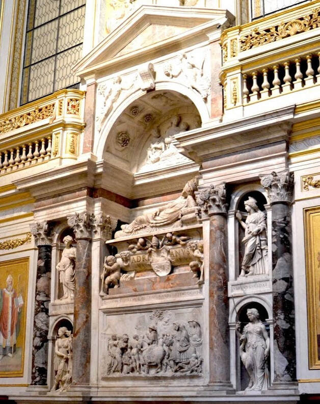 Funerary monument of Pope Adrian VI, Santa Maria dell' Anima, Rome
