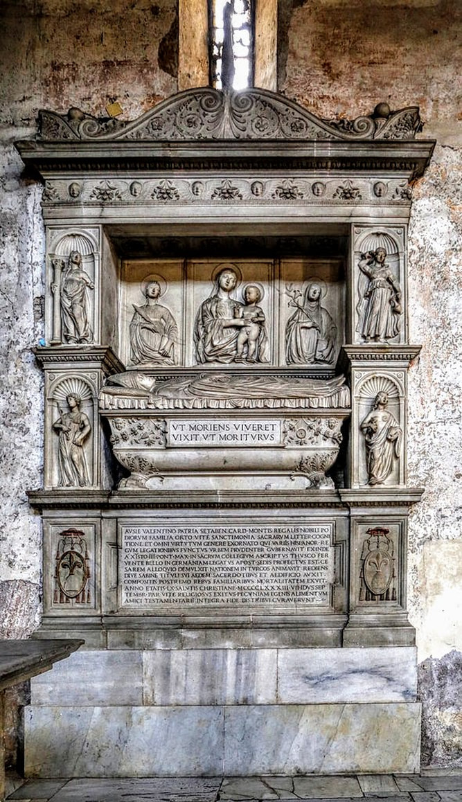 Funerary monument to Cardinal Ausiàs Despuig, church of Santa Sabina, Rome