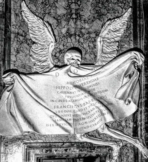 Funerary monument to Ippolito Merenda by Bernini, San Giacomo alla Lungara, Rome