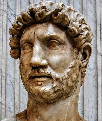 Head of Emperor Hadrian, Vatican Museums, Rome