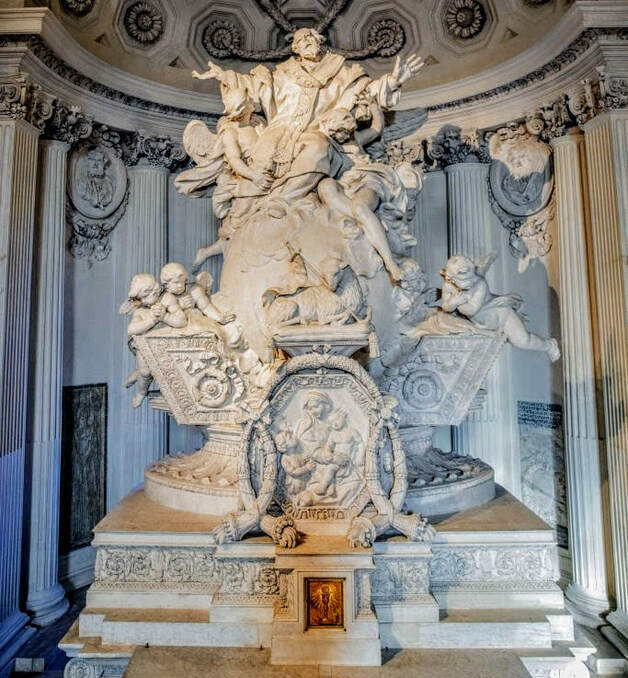 High altar by Tommaso Righi, Santa Maria del Priorato, Rome