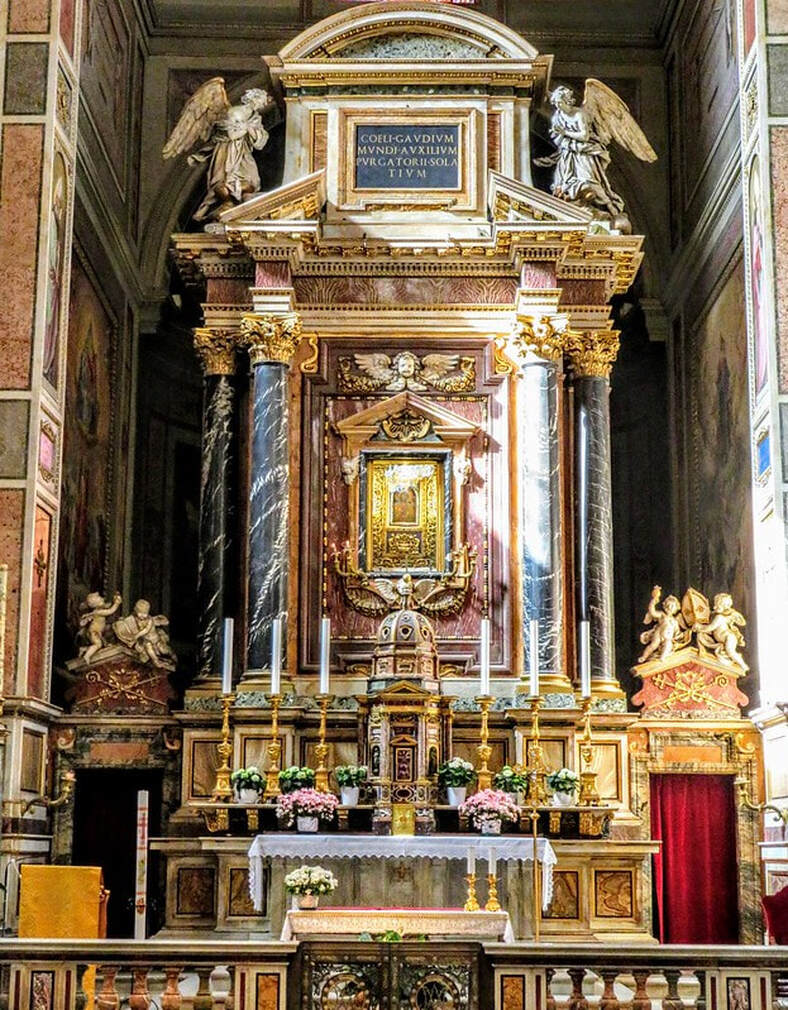 High altar, church of Sant' Agostino, Rome