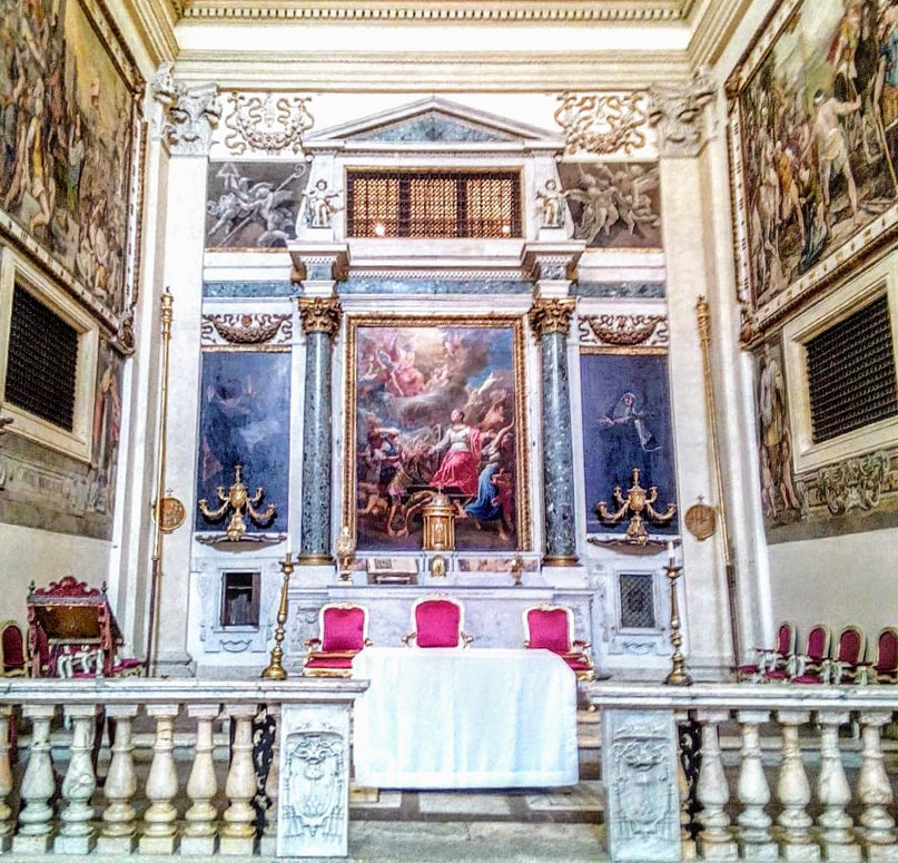 High altar, church of Santa Caterina dei Funari, Rome