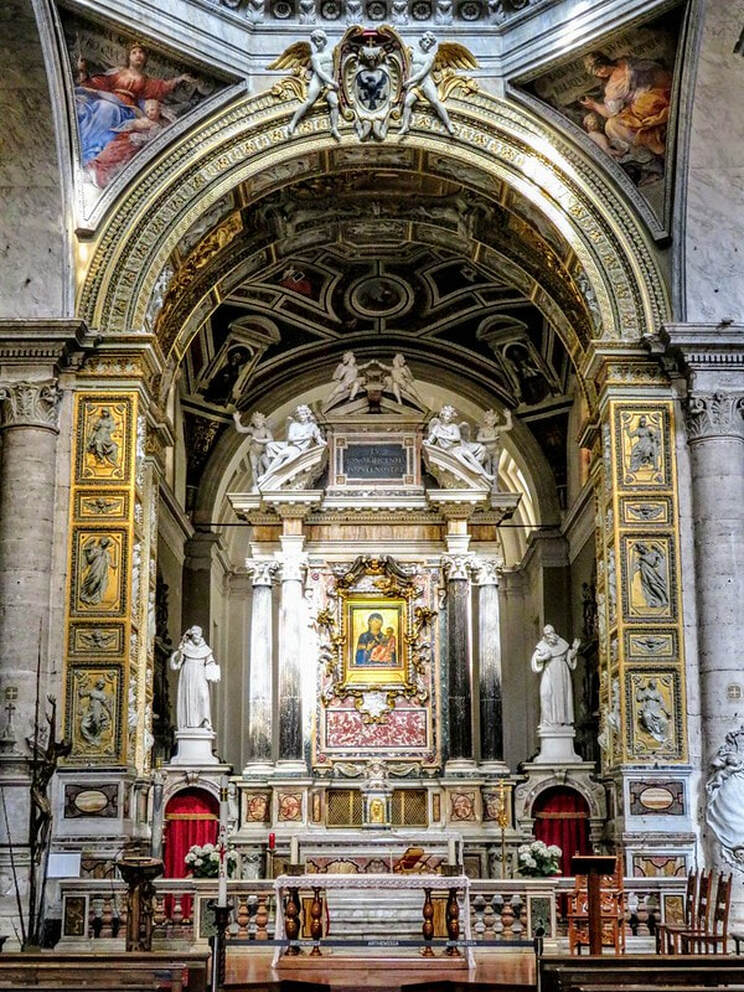 High altar, church of Santa Maria del Popolo, Rome