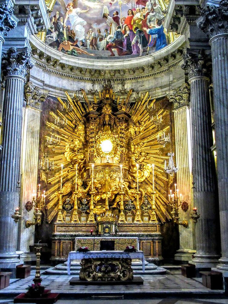 High altar, church of Santa Maria in Campitelli, Rome