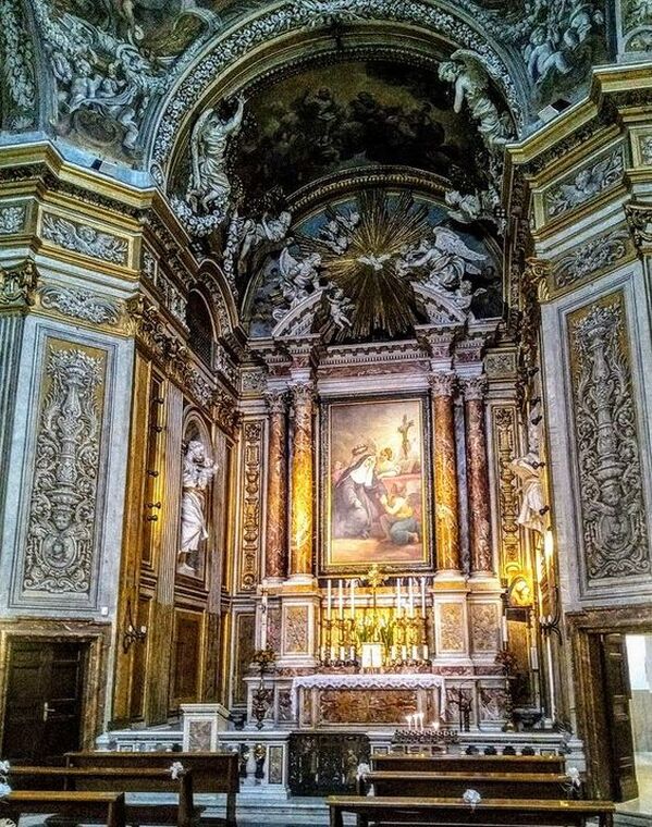 High altar, church of Santa Rita da Cascia alle Vergini, Rome
