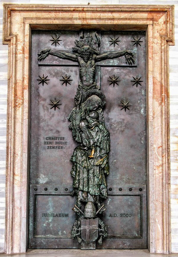 Holy Door by Floriano Bodini, Basilica of St John Lateran, Rome