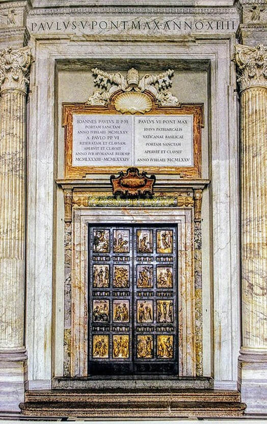 Holy Door (Porta Santa), St Peter's Basilica, Rome