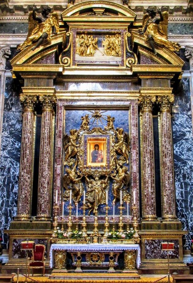 Icon of Madonna Salus Populi Romani, church of Santa Maria Maggiore, Rome