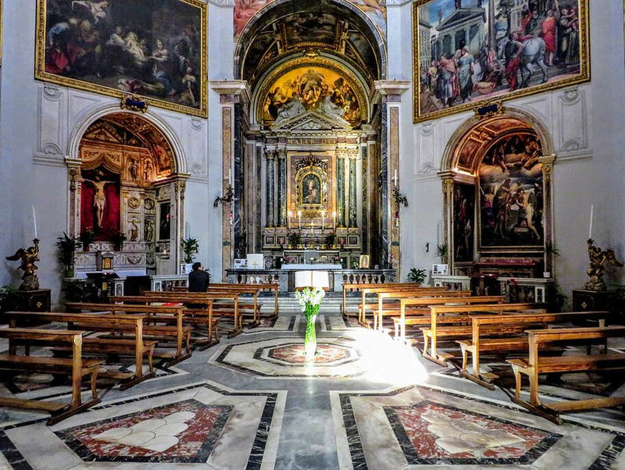 Dome, church of Santa Maria della Pace, Rome