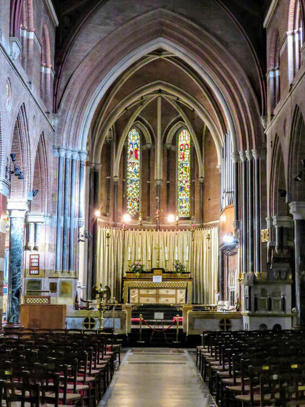 Interior of Anglican Church of All Saints', Rome