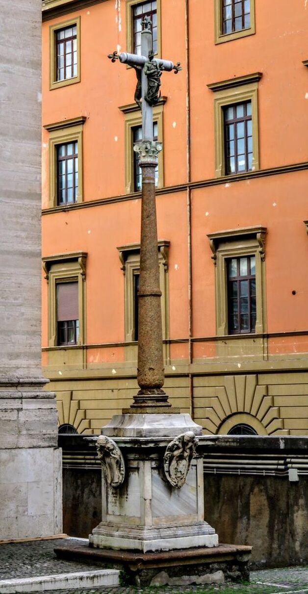 Monument marking conversion King Henry IV France, Santa Maria Maggiore, Rome