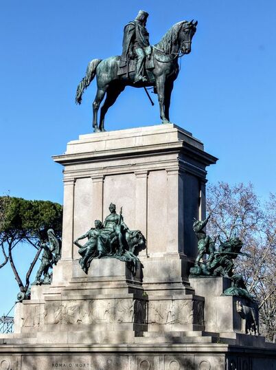 Monument to Giuseppe Garibaldi, Piazzale Garibaldi, Rome