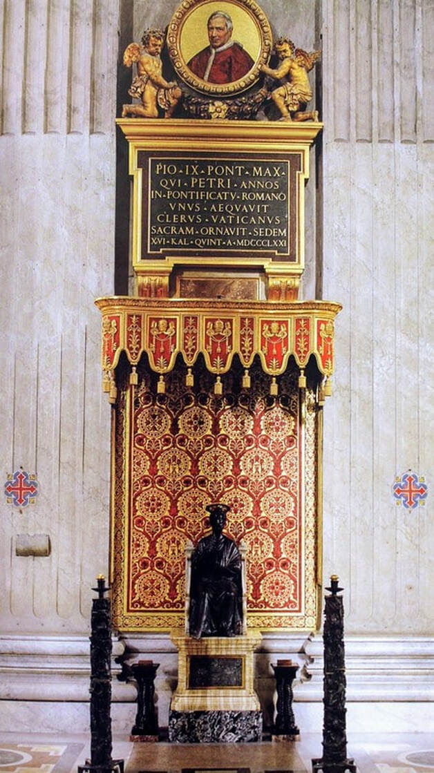 Monument to Pope Pius IX, St Peter's Basilica, Rome