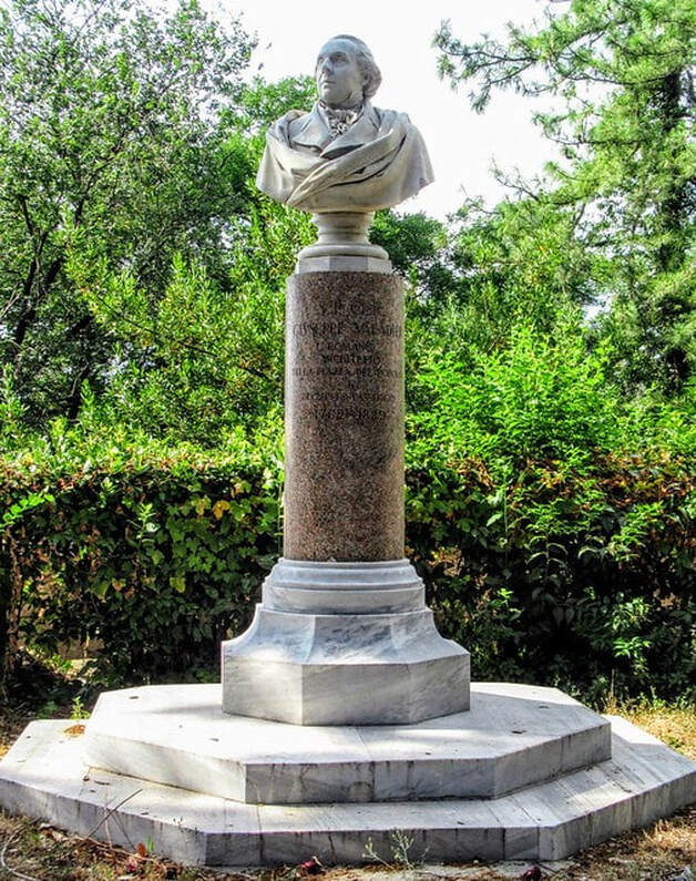 Monument to the architect Giuseppe Valadier, Pincian hill, Rome