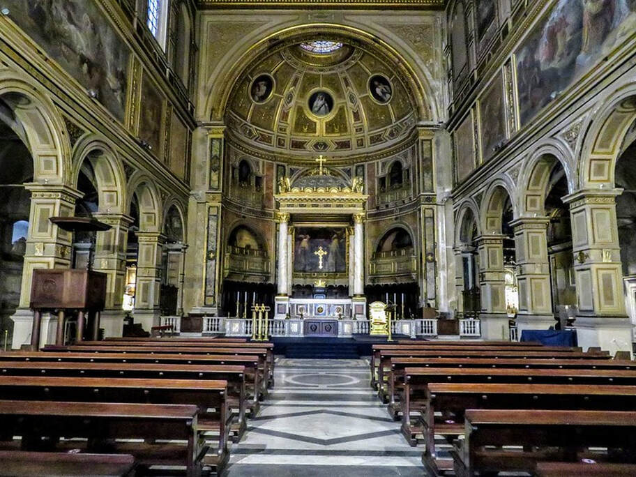 Nave, church of San Lorenzo in Damaso, Rome