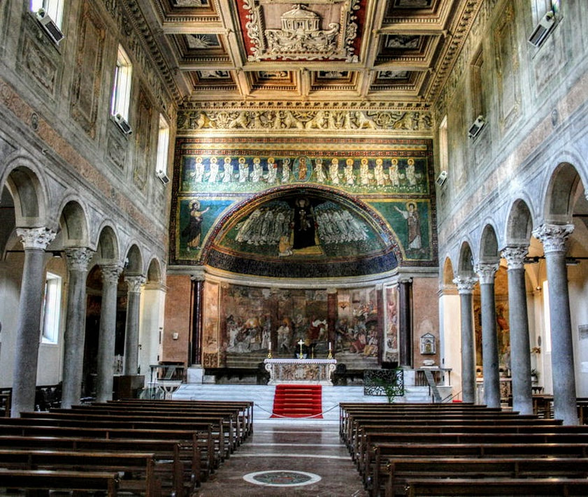 Nave, church of Santa Maria in Domnica, Rome