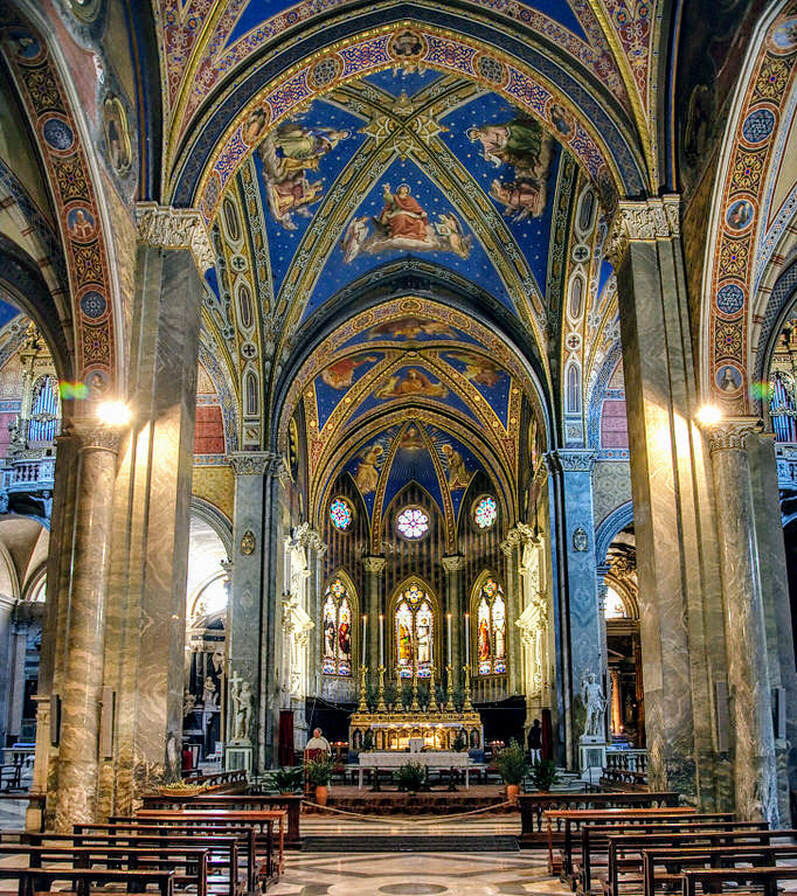 Nave, church of Santa Maria sopra Minerva, Rome
