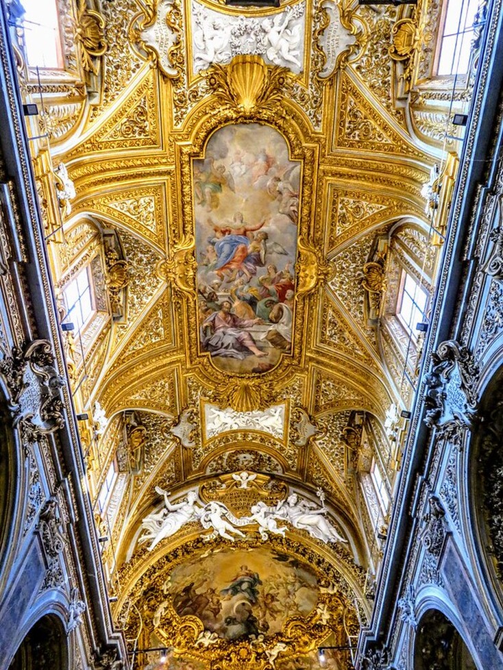 Nave vault, church of Santa Maria dell' Orto, Rome