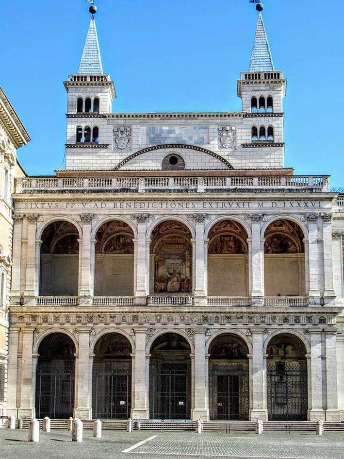 North Facade, church of San Giovanni in Laterano, Rome