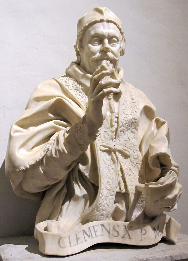 Pope Clement X by Gianlorenzo Bernini, Galleria Nazionale d'Arte Antica, Rome