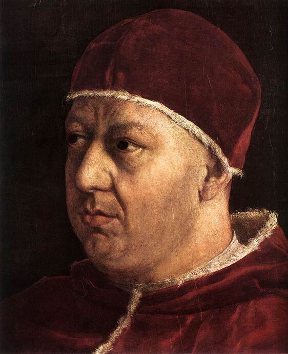 Pope Leo X by Raphael, Uffizi Gallery, Florence