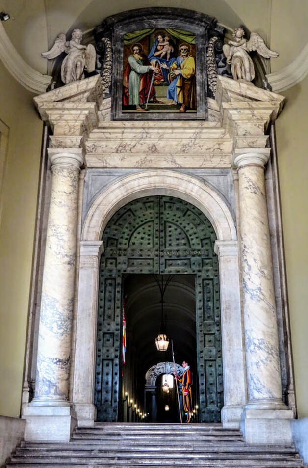 The Portone di Bronzo, Apostolic Palace, Vatican City