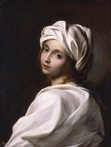 Portrait of Beatrice Cenci attributed to Guido Reni, Galleria Nazionale d'Arte Antica, Rome