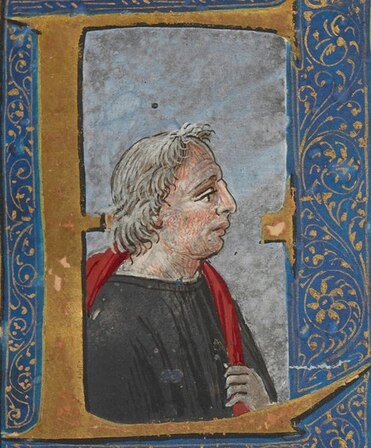 Possible portrait of the Florentine book-seller, Vespasiano da Bisticci
