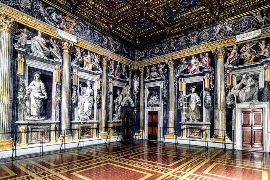 Sala dei Chiaroscuri (Sala del Pappagallo), Vatican Museums, Rome