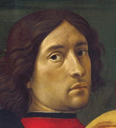 Self-portrait of Domenico Ghirlandaio