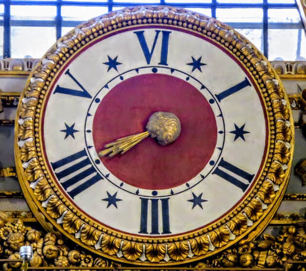A six-hour clock, St Peter's Basilica, Rome