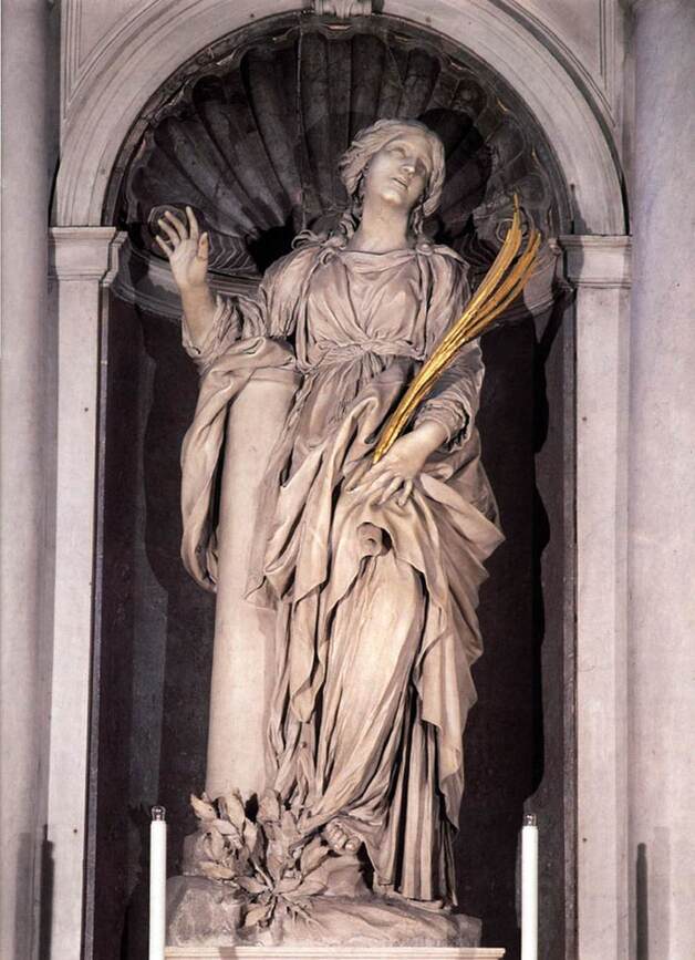 St Bibiana by Bernini, church of Santa Bibiana, Rome