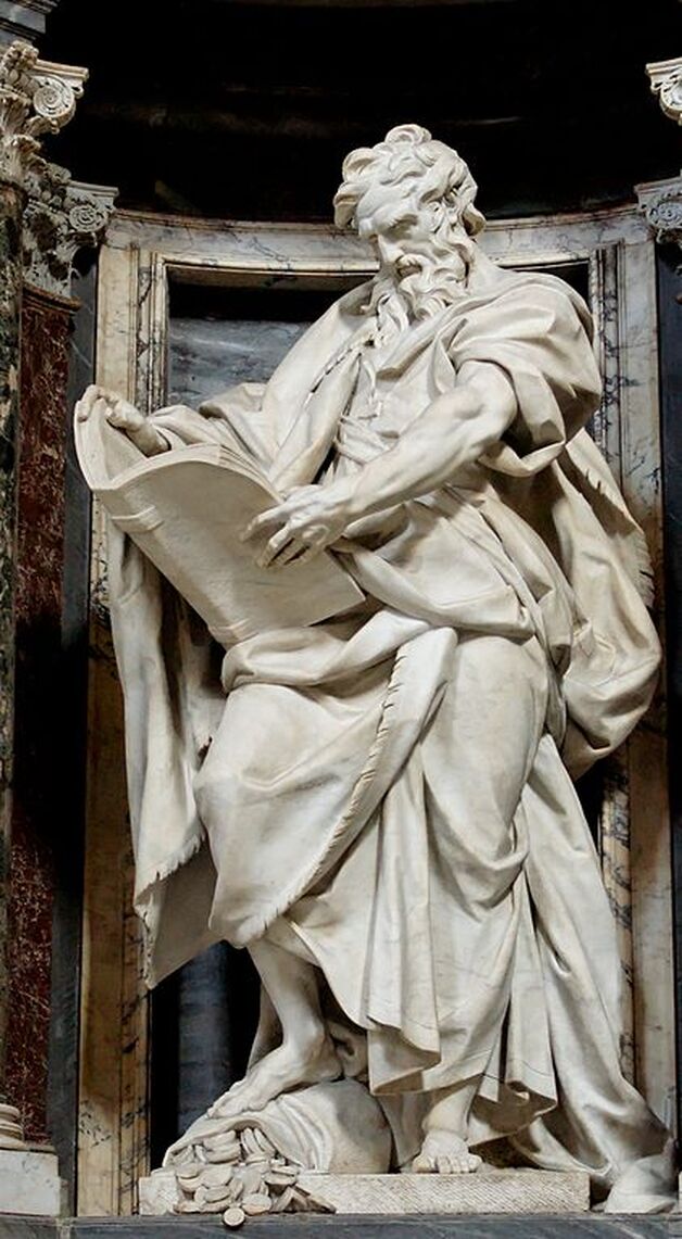 St Matthew by Camillo Rusconi, St John Lateran, Rome