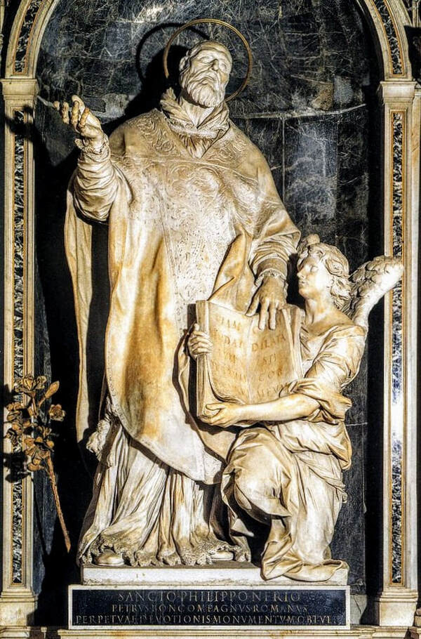 St Philip Neri by Alessandro Algardi, Chiesa Nuova, Rome
