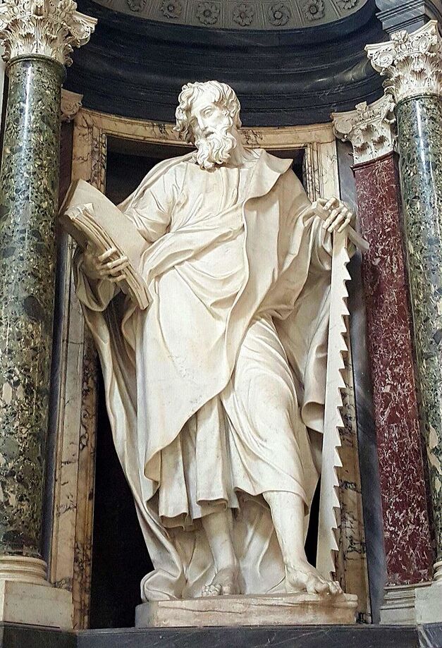 St Simon by Francesco Moratti, San Giovanni in Laterano, Rome