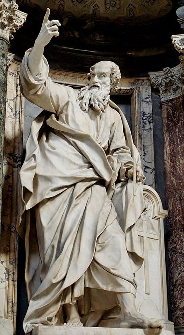 St Thomas by Pierre Le Gros the Younger, St John Lateran, Rome