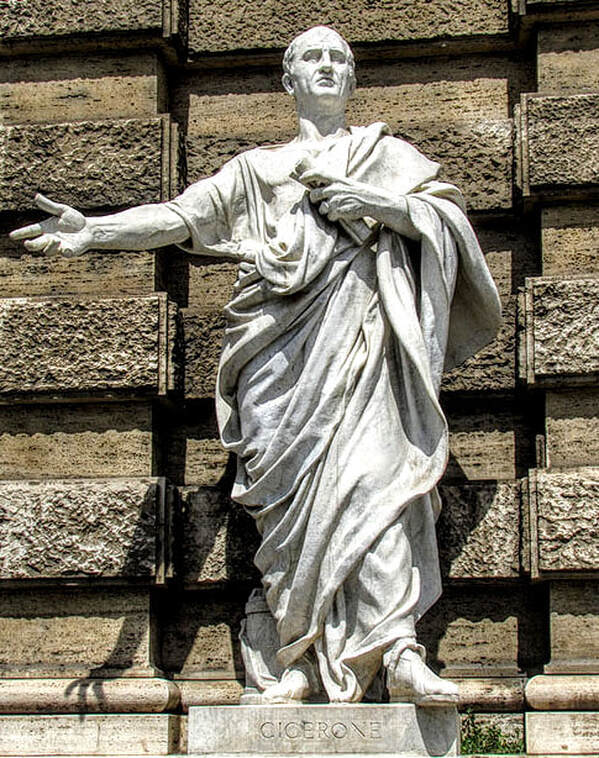 Statue of Cicero, Palazzo della Giustizia (Palace of Justice), Rome