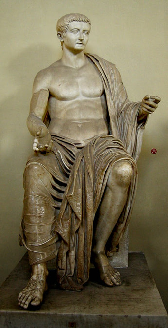 Statue of Emperor Tiberius, Vatican Museums, Rome